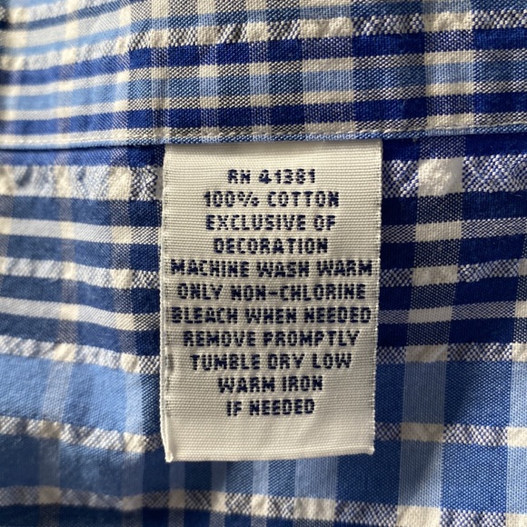 Ralph Lauren Striped Short Sleeve Button Shirt - Size XL - Picture 8 of 8